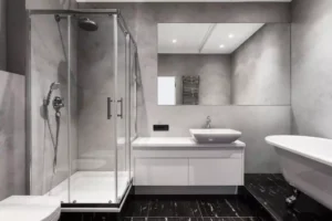 glass shower cabin