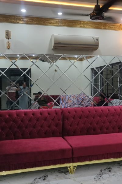 Cut Work Looking Mirror