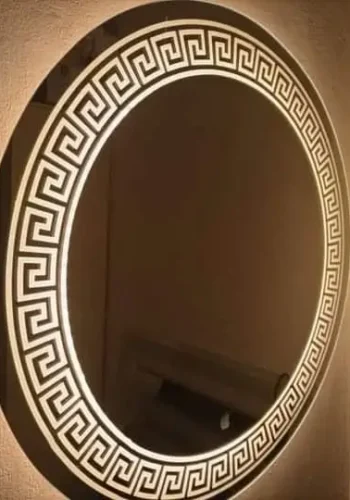 Round LED Mirror by AHG